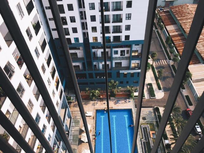 View nội khu M-One Nam Sài Gòn, Quận 7 Căn hộ Office-tel M-One Nam Sài Gòn tầng thấp, view quận 1 sầm uất