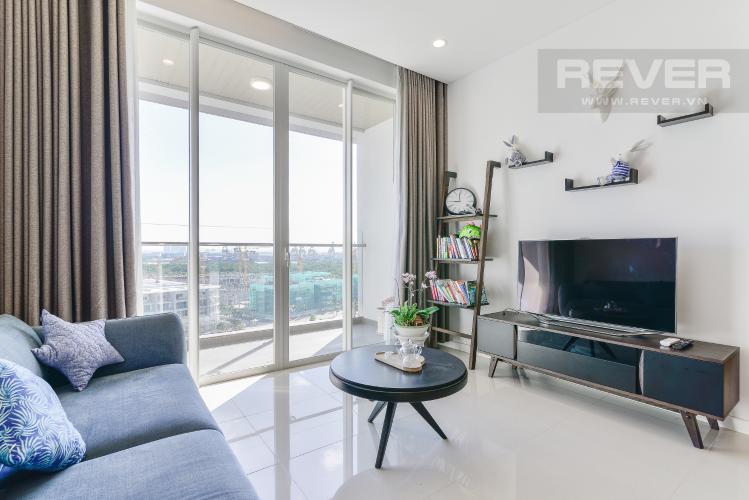 Phòng Khách Căn góc Sarimi Sala Đại Quang Minh 2 phòng ngủ tầng cao tòa A2