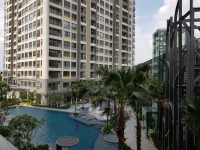 Bán officetel Masteri An Phú 1PN, tầng thấp, diện tích 46m2, không có nội thất, view nội khu 