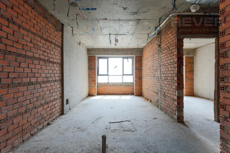 Phòng Khách Căn hộ The Gold View 2 phòng ngủ tầng trung A2 giao nhà thô