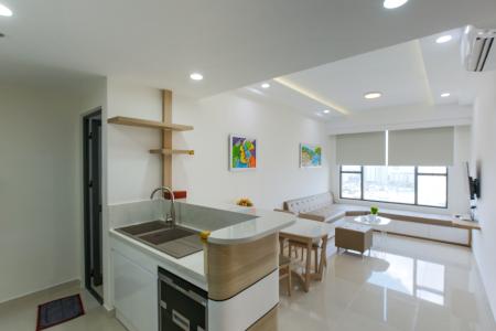 Căn hộ RiverGate Residence 2 phòng ngủ tầng cao tháp A view sông