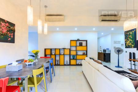 Phòng Khách Căn hộ The Estella 2 phòng ngủ tầng trung tháp 4A thiết kế đẹp, trẻ trung