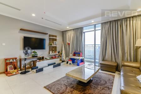 Phòng Khách Căn hộ Vinhomes Central Park 3 phòng ngủ tầng cao C3 nội thất đầy đủ