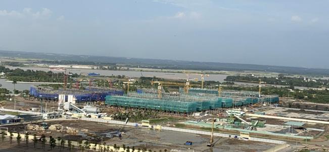 view từ căn hộ Vinhomes Grand Park Căn hộ Vinhomes Grand Park 01 phòng ngủ, nội thất cơ bản.