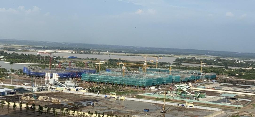 view từ căn hộ Vinhomes Grand Park Căn hộ Vinhomes Grand Park 01 phòng ngủ, nội thất cơ bản.