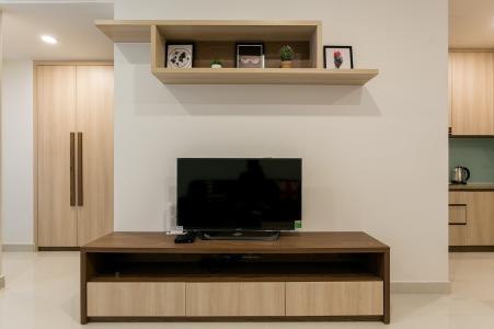 Phòng khách officetel SAIGON ROYAL Bán căn hộ officetel Saigon Royal, tầng thấp, diện tích 35m2, đầy đủ nội thất