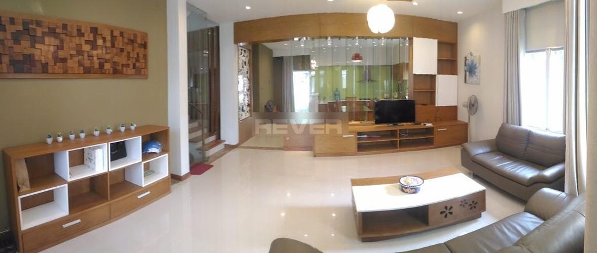 Phòng khách Biệt thự Villa Park Phú Hữu quận 9 Biệt thự góc Villa park- Đầy đủ nội thất cao cấp