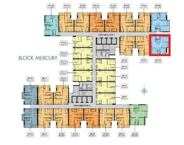 Mặt bằng căn hộ Q7 Saigon Riverside Bán căn hộ Q7 Saigon Riverside thuộc tầng cao, 3 phòng ngủ, diện tích 85.5m2, nội thất cơ bản.