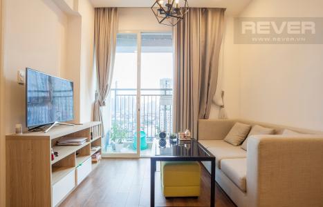 Phòng Khách Căn hộ Thủ Thiêm Sky 1 phòng ngủ tầng cao tháp B nội thất đẹp