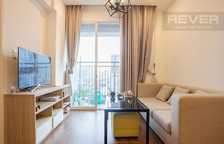 Phòng Khách Căn hộ Thủ Thiêm Sky 1 phòng ngủ tầng cao tháp B nội thất đẹp