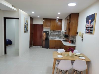 Phòng ăn Sky Garden Quận 7 Căn hộ Sky Garden nội thất đầy đủ, view thành phố tuyệt đẹp.