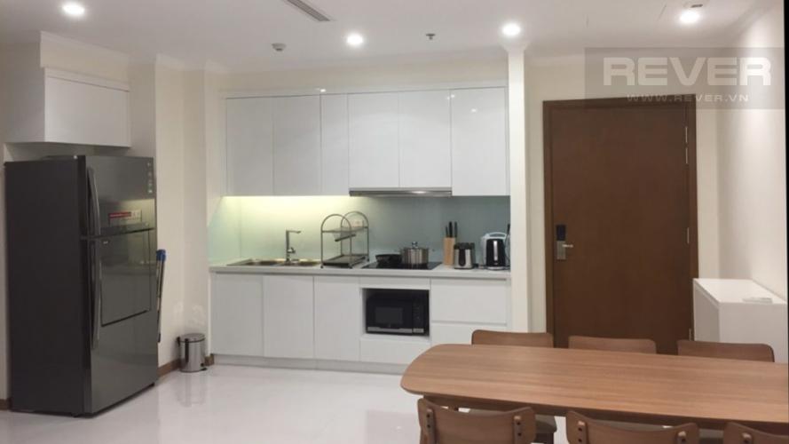 Bếp Bán căn hộ Vinhomes Central Park tầng thấp, tháp Landmark 5, đầy đủ nội thất, view hồ bơi và mé sông