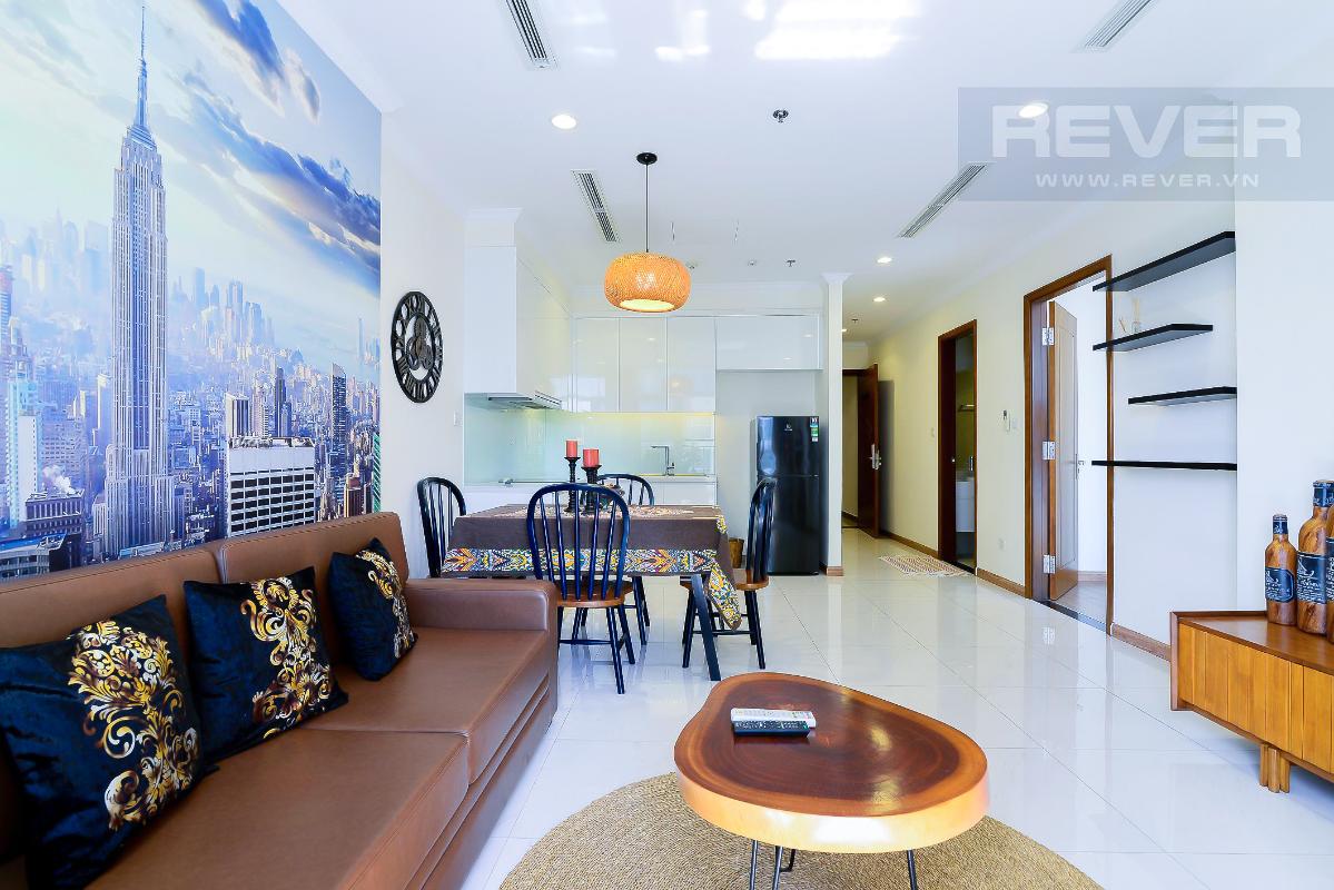 can-ho-vinhomes-central-park Cho thuê căn hộ Vinhomes Central Park 1PN, đầy đủ nội thất, ban công hướng Nam, view mé sông 