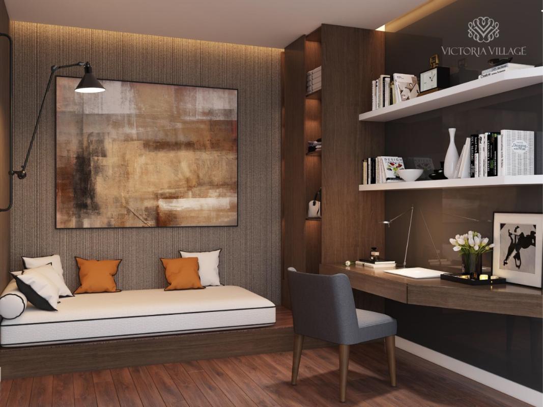 Nhà mẫu VICTORIA VILLAGE Bán căn hộ Victoria Village diện tích 67m2, 2 phòng ngủ. Ban công hướng Đông Nam.