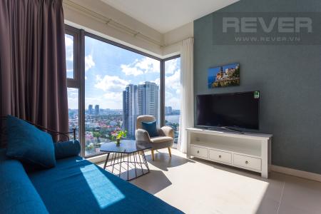 Phòng Khách Bán và cho thuê căn hộ Aspen Gateway Thảo Điền tầng cao, 1PN, đầy đủ nội thất