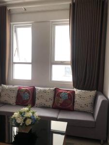 Phòng khách Dream Home Residence, Gò Vấp Căn hộ Dream Home Residence tầng trung, view nội khu thoáng mát.