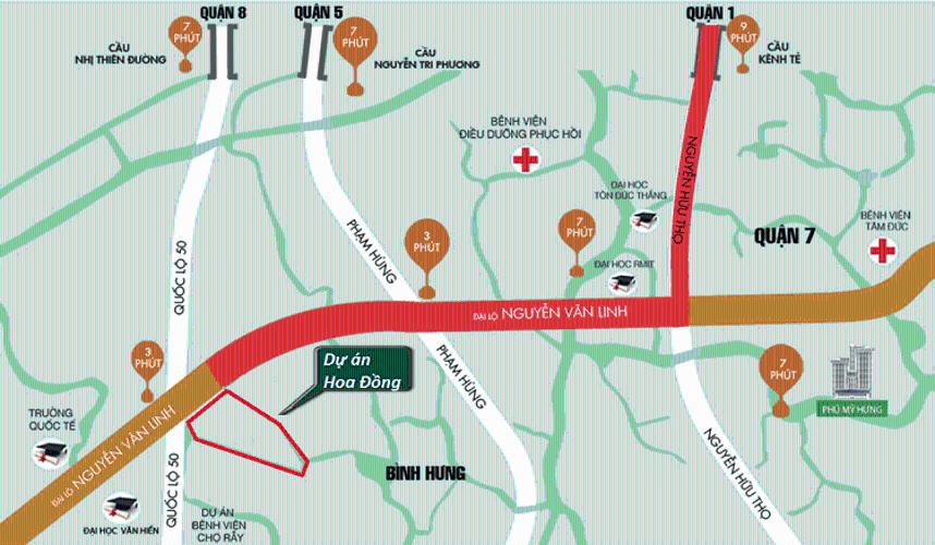 Charmington Hoa Đồng - Vị trí Charmington Hoa Đồng