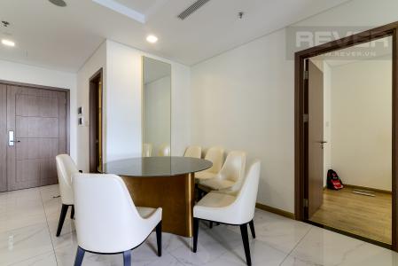 Phòng Ăn Bán hoặc cho thuê căn hộ Vinhomes Central Park 3PN, tháp Landmark 81, đầy đủ nội thất, view sông Sài Gòn