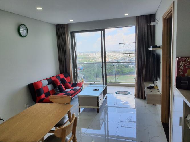 phòng khách căn hộ An Gia Skyline Bán căn hộ tầng cao An Gia Skyline đầy đủ nội thất, view thành phố.