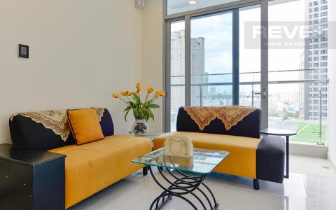 phòng khách Căn hộ Vinhomes Central Park tầng thấp Park 6 view nội khu