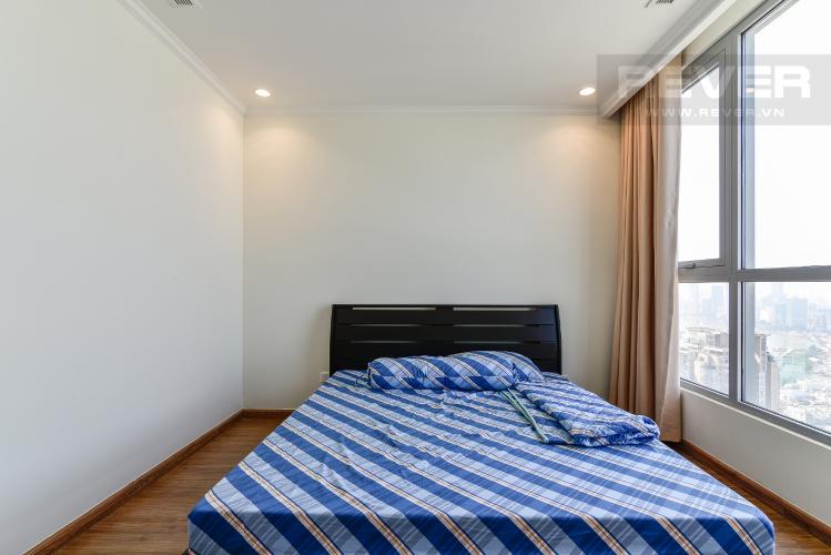 Phòng Ngủ 1 Căn hộ Vinhomes Central Park 2 phòng ngủ tầng cao C3 nội thất đầy đủ