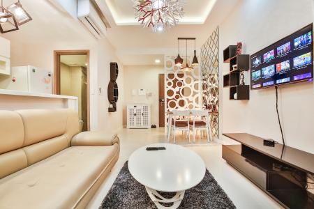 Phòng Khách Căn hộ Lexington 1 phòng ngủ tầng trung LC thiết kế đẹp, sang trọng