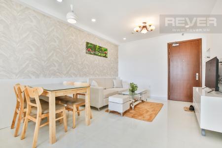 Phòng Khách Căn hộ The Gold View 2 phòng ngủ tầng cao A2 đầy đủ nội thất