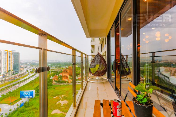 Ban Công Căn góc Estella Heights 3 phòng ngủ tầng cao hướng Bắc tòa T1