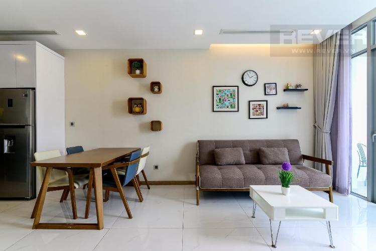 3 Bán căn hộ Vinhomes Central Park 1PN, tháp Park 7, đầy đủ nội thất, view hồ bơi và mé sông