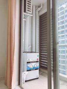 Ban công căn hộ AN GIA SKYLINE Cho thuê căn hộ An Gia Skyline thuộc tầng trung, diện tích 68m2,chung cư khối 2 (Skyline) - khu phức hợp La Casa