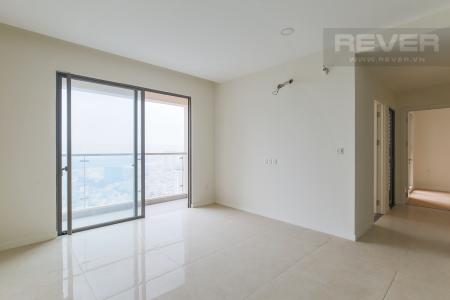 Phòng khách Bán căn hộ Masteri Millennium tầng cao, view sông 2PN