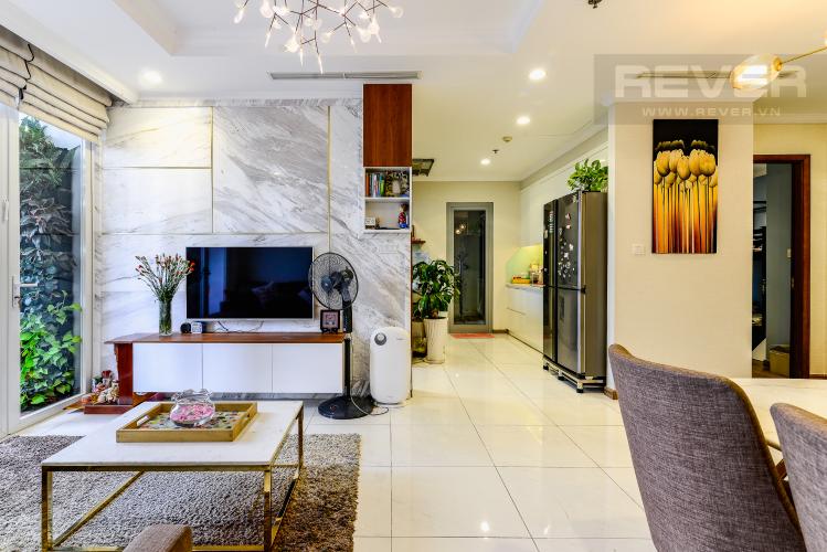 Phòng Khách Căn hộ Vinhomes Central Park 3 phòng ngủ tầng cao L1 hướng Bắc