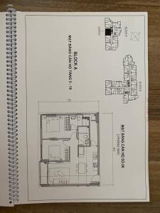 Mặt bằng căn hộ D'lusso Bán căn số 6 Block A, tầng cao dự án D'lusso Quận 2