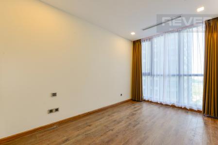 phòng ngủ 1 Căn hộ Vinhomes Central Park tầng cao Park 6 nội thất cơ bản, view sông