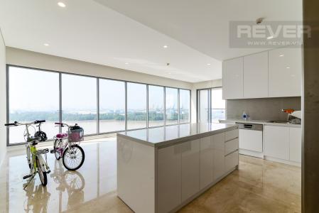 Phòng khách căn hộ căn hộ Diamond Island - Đảo Kim Cương Bán căn hộ Diamond Island - Đảo Kim Cương 2PN, diện tích 101m2, nội thất cơ bản, căn góc view 2 mặt sông