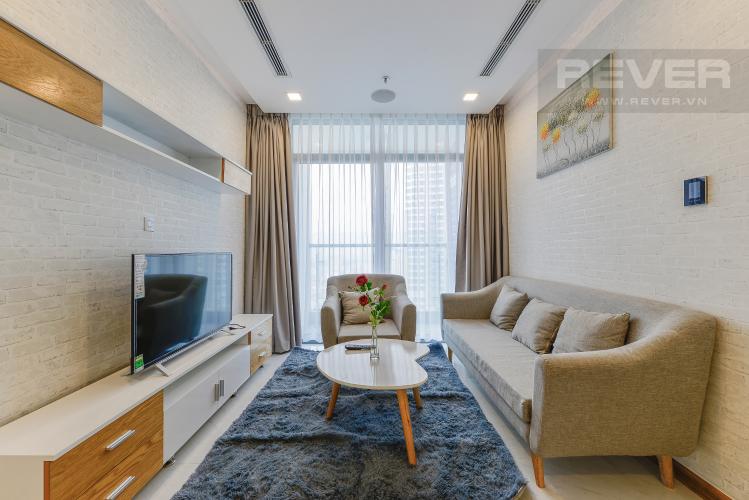 Phòng khách Căn hộ Vinhomes Central Park 2 phòng ngủ tầng cao Park 6