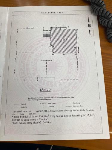 Mặt bằng căn hộ Căn hộ Mỹ Khánh 2 tầng 08 thiết kế hiện đại, nội thất đầy đủ