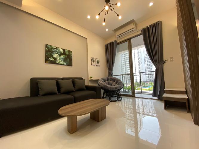 Căn hộ Saigon South Residence tầng thấp, nội thất cơ bản hiện đại.