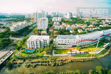 View Căn hộ Chung cư Phú Mỹ tầng cao, 3PN, nội thất đầy đủ, view hồ bơi