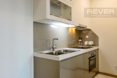 Nhà Bếp Cho thuê căn hộ Vinhomes Central Park 1PN, tầng thấp, tháp Landmark 81, đầy đủ nội thất