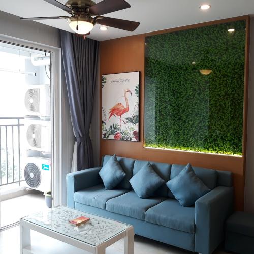 Phòng khách căn hộ Sunrise Riverside Cho thuê căn hộ Sunrise Riverside tầng trung, đầy đủ nội thất, diện tích 71.03m2.