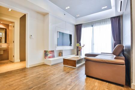Phòng Khách Căn hộ Masteri Thảo Điền tầng cao T5 thiết kế đẹp, nội thất thông minh
