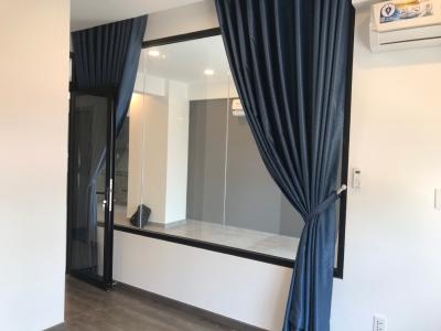 Phòng bếp căn hộ Saigon South Residence Cho thuê căn hộ view thành phố Saigon South Residence tầng thấp, diện tích 74m2, nội thất cơ bản.