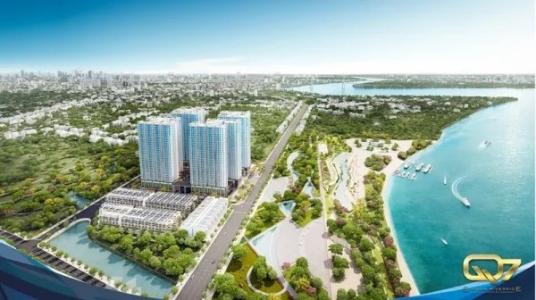 Phối cảnh Q7 SAIGON RIVERSIDE Bán căn hộ Q7 Saigon Riverside 2 phòng ngủ, diện tích 66m2, nội thất cơ bản