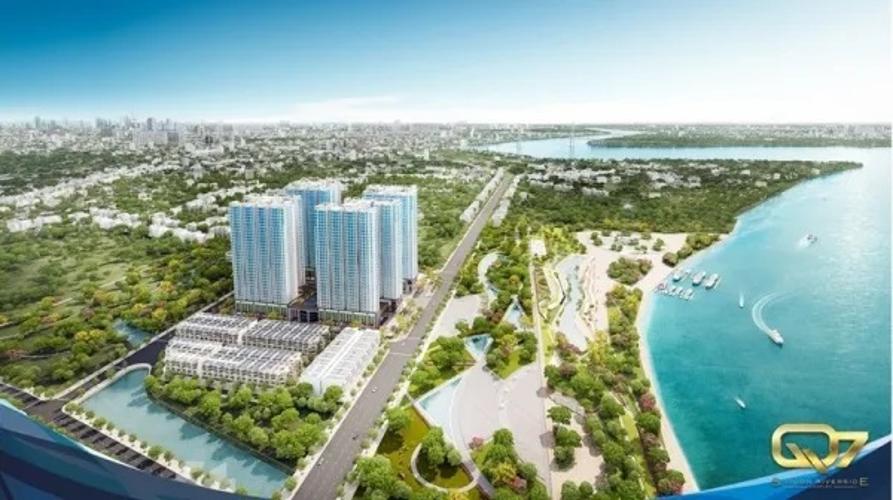 Phối cảnh Q7 SAIGON RIVERSIDE Bán căn hộ Q7 Saigon Riverside 2 phòng ngủ, diện tích 66m2, nội thất cơ bản