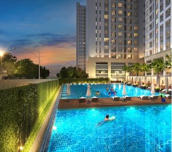 Richstar, Tân Phú Căn hộ Richstar tầng thấp, đầy đủ nội thất, ban công thoáng mát.