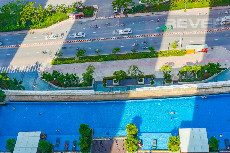 View Hồ Bơi Căn hộ Sunrise City 2 phòng ngủ tầng cao W2 view hồ bơi
