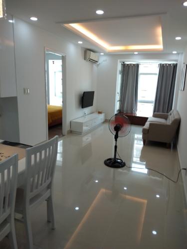 Phòng khách  căn hộ Sky Garden Căn hộ Sky Garden đầy đủ nội thất, view thành phố thoáng mát.