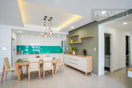 Phòng Ăn Bán căn hộ Happy Valley 3PN, tầng thấp, đầy đủ nội thất, view trực diện sông