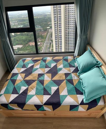  phòng ngủ 1 căn hộ Vinhomes Grand Park  Căn hộ Vinhomes Grand Park tầng cao, đầy đủ nội thất